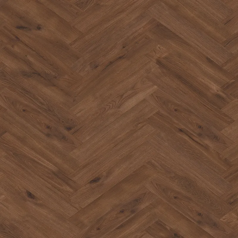 Furlong Manor Herringbone Oak Chocolate Brown 62709 Laminate Flooring